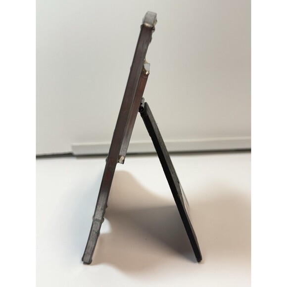 Art Glass Handmade Photo Frame Stain Glass Boot Shoe Shape Frame - Picture 2 of 9